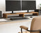 vidaXL - Monitorstandaard - 100x27x10 - cm - bewerkt - hout - artisanaal - eiken