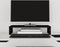 vidaXL - Monitorstandaard - 100x27x10 - cm - massief - grenenhout - wit