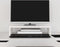 vidaXL - Monitorstandaard - 100x27x10 - cm - massief - grenenhout - wit