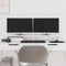 vidaXL - Monitorstandaard - 100x27x10 - cm - massief - grenenhout - wit