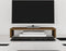 vidaXL - Monitorstandaard - 100x27x10 - cm - massief - grenenhout - wit