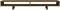 vidaXL - Monitorstandaard - 100x27x14 - cm - massief - grenenhout - honingbruin