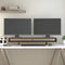 vidaXL - Monitorstandaard - 100x27x14 - cm - massief - grenenhout - honingbruin
