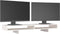 vidaXL - Monitorstandaard - 100x27x14 - cm - massief - grenenhout - wit