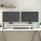 vidaXL - Monitorstandaard - 100x27x14 - cm - massief - grenenhout - wit