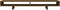 vidaXL - Monitorstandaard - 100x27x14 - cm - massief - grenenhout - honingbruin