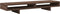 vidaXL - Monitorstandaard - 100x27x15 - cm - bewerkt - hout - bruin - eikenkleurig