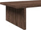 vidaXL - Monitorstandaard - 100x27x15 - cm - bewerkt - hout - bruin - eikenkleurig