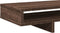 vidaXL - Monitorstandaard - 100x27x15 - cm - bewerkt - hout - bruin - eikenkleurig