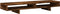 vidaXL - Monitorstandaard - 100x27x15 - cm - bewerkt - hout - gerookt - eikenkleurig
