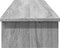 vidaXL - Monitorstandaard - 100x27x15 - cm - bewerkt - hout - grijs - sonoma - eiken