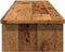 vidaXL - Monitorstandaard - 100x27x15 - cm - bewerkt - hout - oud - houtkleurig
