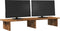 vidaXL - Monitorstandaard - 100x27x15 - cm - bewerkt - hout - oud - houtkleurig