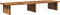 vidaXL - Monitorstandaard - 100x27x15 - cm - bewerkt - hout - oud - houtkleurig