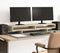 vidaXL - Monitorstandaard - 100x27x15 - cm - bewerkt - hout - sonoma - eikenkleurig