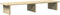 vidaXL - Monitorstandaard - 100x27x15 - cm - bewerkt - hout - sonoma - eikenkleurig