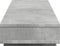 vidaXL - Monitorstandaard - 100x27x15 - cm - bewerkt - hout - betongrijs