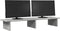 vidaXL - Monitorstandaard - 100x27x15 - cm - bewerkt - hout - betongrijs