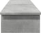 vidaXL - Monitorstandaard - 100x27x15 - cm - bewerkt - hout - betongrijs