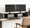 vidaXL - Monitorstandaard - 100x27x15 - cm - bewerkt - hout - zwart