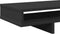 vidaXL - Monitorstandaard - 100x27x15 - cm - bewerkt - hout - zwart