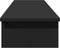 vidaXL - Monitorstandaard - 100x27x15 - cm - bewerkt - hout - zwart