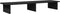 vidaXL - Monitorstandaard - 100x27x15 - cm - bewerkt - hout - zwart