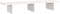 vidaXL - Monitorstandaard - 100x27x15 - cm - massief - grenenhout - wit