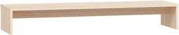 vidaXL - Monitorstandaard - 100x27x15 - cm - massief - grenenhout