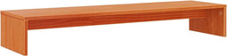 vidaXL - Monitorstandaard - 100x27x15 - cm - massief - grenenhout - wasbruin