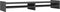 vidaXL - Monitorstandaard - 100x27x15 - cm - massief - grenenhout - grijs