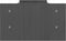 vidaXL - Monitorstandaard - 100x27x15 - cm - massief - grenenhout - grijs