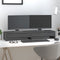 vidaXL - Monitorstandaard - 100x27x15 - cm - massief - grenenhout - wit