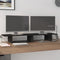 vidaXL - Monitorstandaard - 100x27x15 - cm - massief - grenenhout - honingbruin