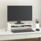 vidaXL - Monitorstandaard - 100x27x15 - cm - massief - grenenhout - grijs