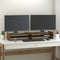vidaXL - Monitorstandaard - 100x27x15 - cm - massief - grenenhout - honingbruin
