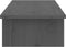 vidaXL - Monitorstandaard - 100x27x15 - cm - massief - grenenhout - grijs