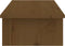 vidaXL - Monitorstandaard - 100x27x15 - cm - massief - grenenhout - honingbruin