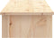 vidaXL - Monitorstandaard - 100x27x15 - cm - massief - grenenhout