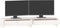 vidaXL - Monitorstandaard - 100x27x15 - cm - massief - grenenhout - wit