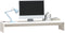 vidaXL - Monitorstandaard - 100x27x15 - cm - massief - grenenhout - wit