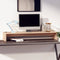 vidaXL - Monitorstandaard - 100x27x15 - cm - massief - grenenhout