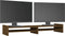 vidaXL - Monitorstandaard - 100x27x15 - cm - massief - grenenhout - honingbruin
