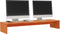 vidaXL - Monitorstandaard - 100x27x15 - cm - massief - grenenhout - wasbruin