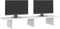 vidaXL - Monitorstandaard - 100x27x15 - cm - massief - grenenhout - wit