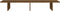 vidaXL - Monitorstandaard - 100x27x15 - cm - massief - grenenhout - honingbruin
