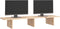 vidaXL - Monitorstandaard - 100x27x15 - cm - massief - grenenhout