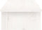 vidaXL - Monitorstandaard - 100x27x15 - cm - massief - grenenhout - wit
