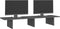 vidaXL - Monitorstandaard - 100x27x15 - cm - massief - grenenhout - grijs