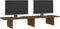 vidaXL - Monitorstandaard - 100x27x15 - cm - massief - grenenhout - honingbruin